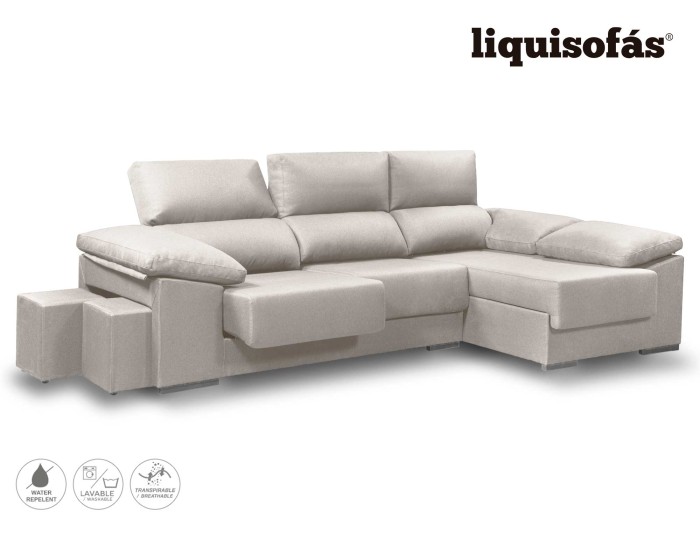 CHAISELONGUE DESLIZANTE Y RECLINABLE MOD. NEVADA