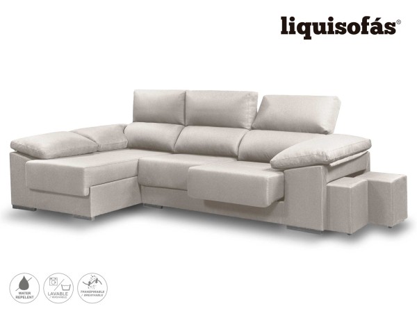 CHAISELONGUE DESLIZANTE Y RECLINABLE MOD. NEVADA