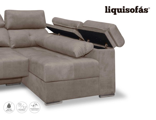 CHAISELONGUE DESLIZANTE Y RECLINABLE MOD. BERLÍN