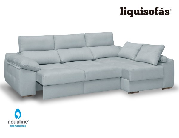CHAISELONGUE DESLIZANTE FRONTAL Y RECLINABLE MOD. MENORCA