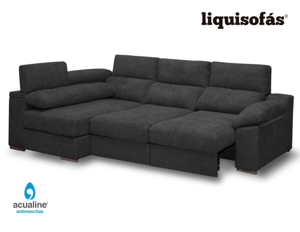 CHAISELONGUE DESLIZANTE AL SUELO Y RECLINABLE MOD. MARINE