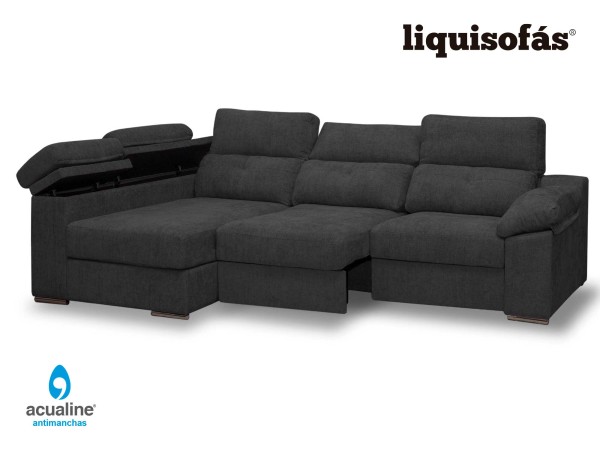 CHAISELONGUE DESLIZANTE AL SUELO Y RECLINABLE MOD. MARINE