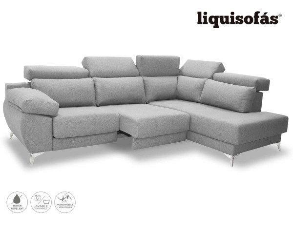 CHAISELONGUE DESLIZANTE FRONTAL Y RECLINABLE MOD. RIO