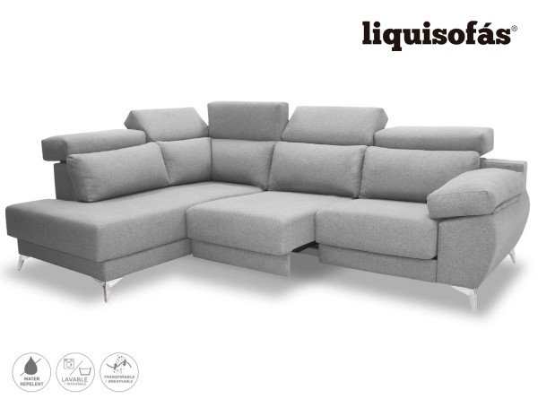 CHAISELONGUE DESLIZANTE FRONTAL Y RECLINABLE MOD. RIO