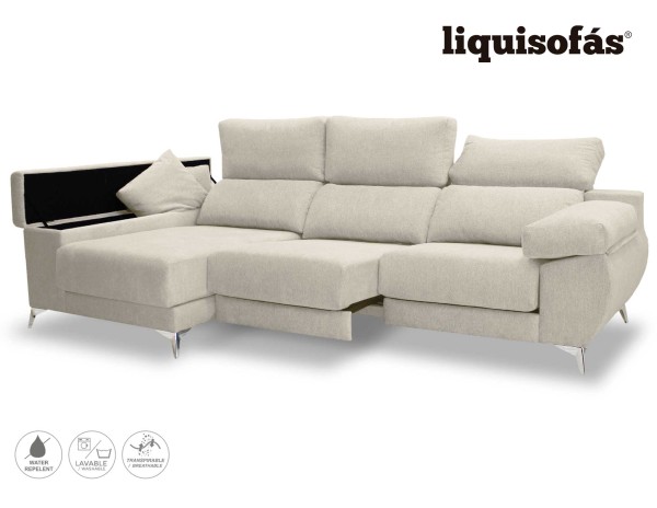 CHAISELONGUE DESLIZANTE AL SUELO Y RECLINABLE MOD. TENERIFE