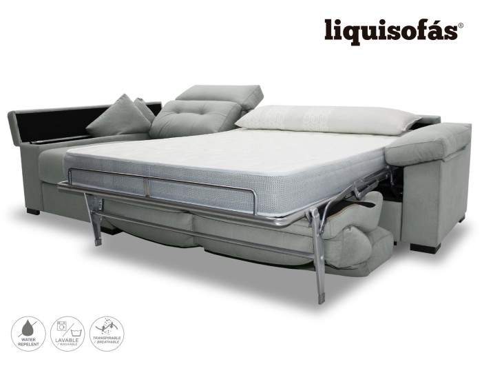 SOFÁ CHAISELONGUE CAMA CON SISTEMA... SOFÁ CHAISELONGUE CAMA CON SISTEMA...