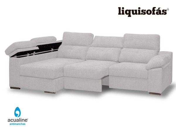 CHAISELONGUE DESLIZANTE AL SUELO Y RECLINABLE MOD. MARINE