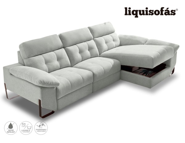 SOFÁ CHAISE LONGUE RELAX ELÉCTRICO C/ARCÓN MOD. RIAD