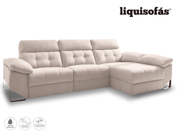 SOFÁ CHAISE LONGUE RELAX ELÉCTRICO C/ARCÓN MOD. RIAD