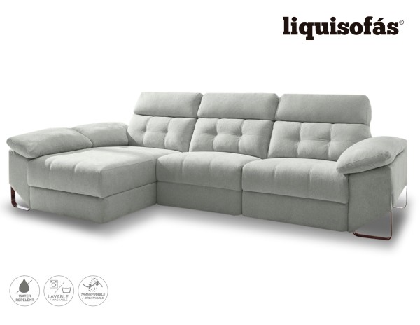 SOFÁ CHAISE LONGUE RELAX ELÉCTRICO C/ARCÓN MOD. RIAD