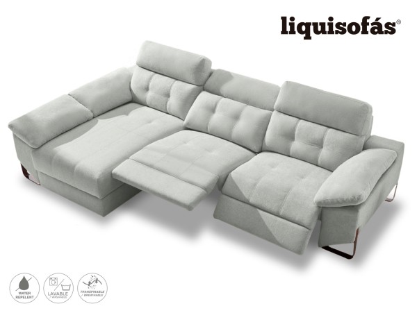 SOFÁ CHAISE LONGUE RELAX ELÉCTRICO C/ARCÓN MOD. RIAD