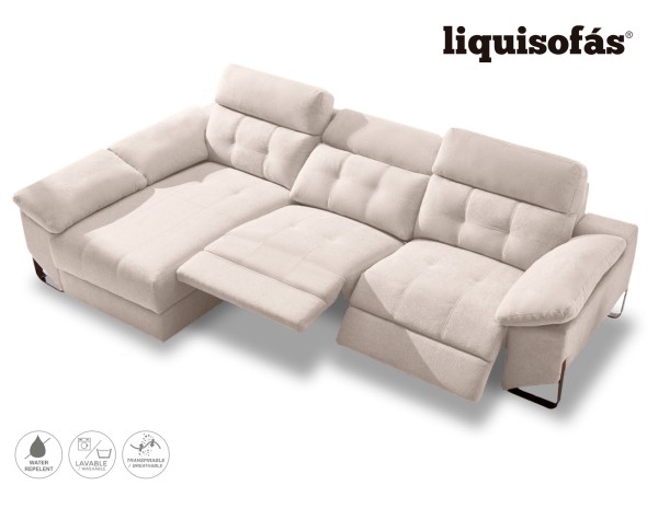 SOFÁ CHAISE LONGUE RELAX ELÉCTRICO C/ARCÓN MOD. RIAD