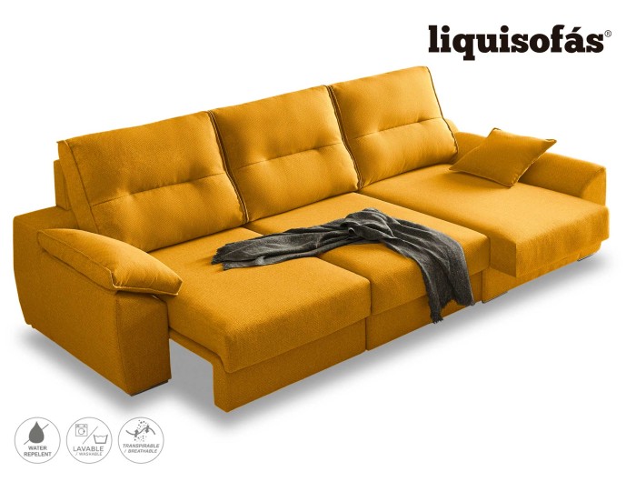 SOFÁ CHAISE LONGUE DESLIZANTE FRONTAL...