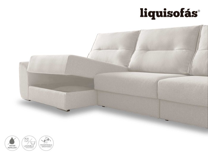 SOFÁ CHAISE LONGUE DESLIZANTE FRONTAL...