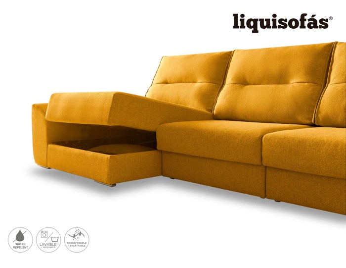 SOFÁ CHAISE LONGUE DESLIZANTE FRONTAL...