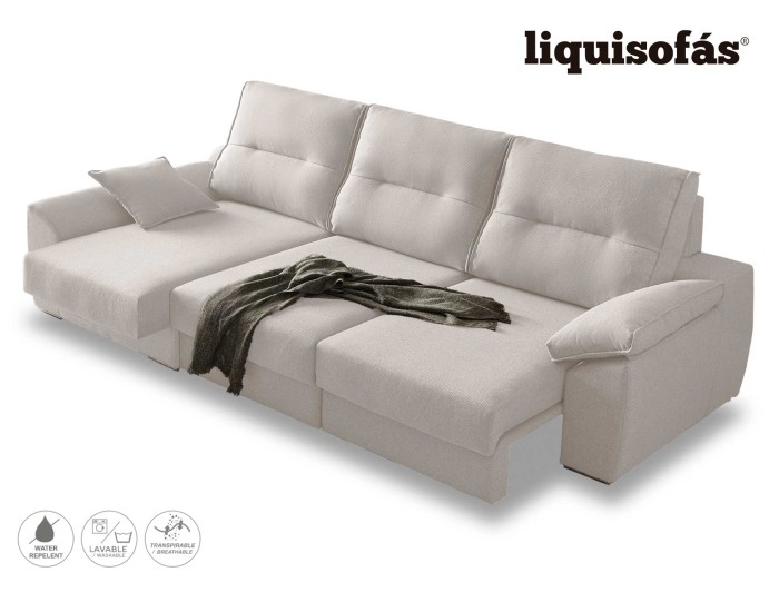 SOFÁ CHAISE LONGUE DESLIZANTE FRONTAL...