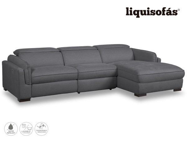 SOFÁ CHAISE LONGUE RELAX ELÉCTRICO Y RECLINABLE MOD. TIBET