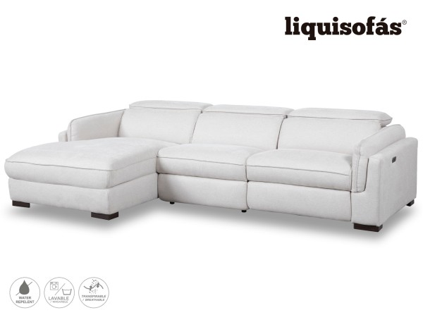 SOFÁ CHAISE LONGUE RELAX ELÉCTRICO Y RECLINABLE MOD. TIBET