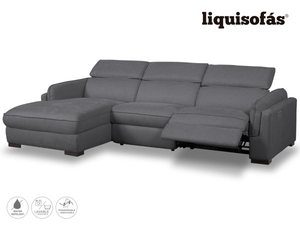 SOFÁ CHAISE LONGUE RELAX ELÉCTRICO Y RECLINABLE MOD. TIBET
