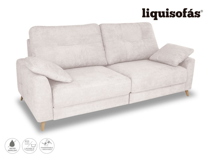 SOFÁ 3 PLAZAS DESLIZANTE FRONTAL MOD....