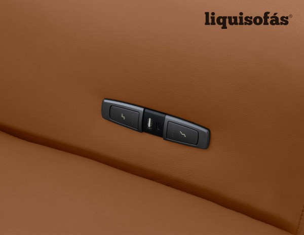 SOFÁ CHAISE LONGUE DESLIZANTE ELÉCTRICO MOD. DOHA