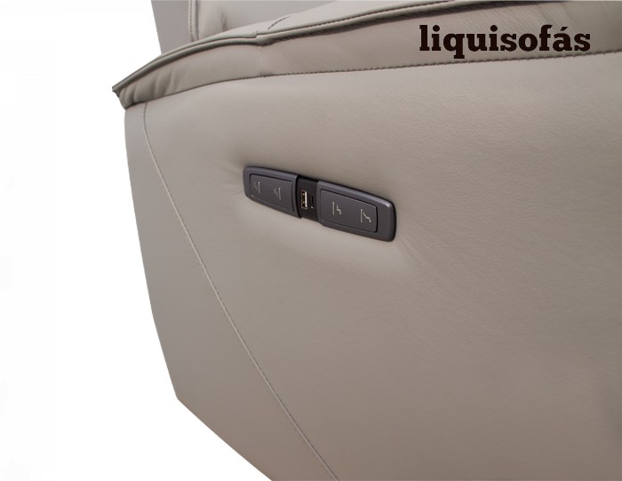 SILLÓN RELAX ELÉCTRICO DE PIEL MOD. SEUL