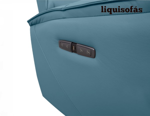 SILLÓN RELAX ELÉCTRICO DE PIEL MOD. SEUL
