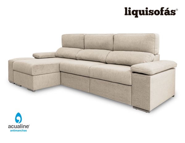 CHAISELONGUE RECLINABLE Y DESLIZANTE AL SUELO C/ARCÓN MOD. CRISTINA