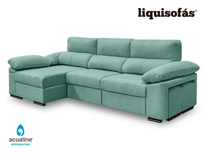 SOFÁ CHAISE LONGUE RECLINABLE Y...