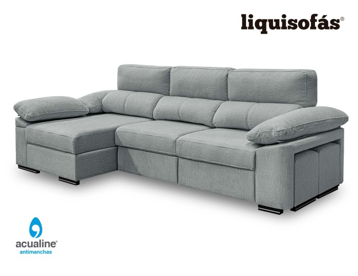 SOFÁ CHAISE LONGUE RECLINABLE Y...