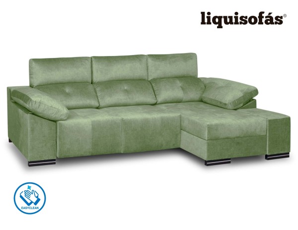 CHAISELONGUE DESLIZANTE FRONTAL Y RECLINABLE MOD. PERLA