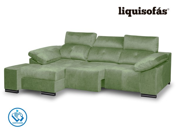 CHAISELONGUE DESLIZANTE FRONTAL Y RECLINABLE MOD. PERLA