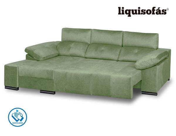 CHAISELONGUE DESLIZANTE FRONTAL Y RECLINABLE MOD. PERLA