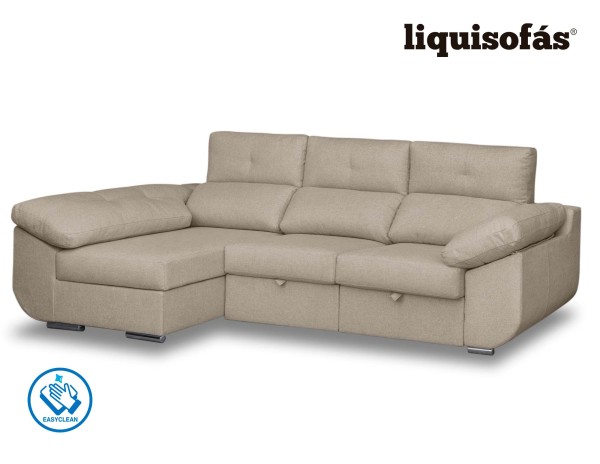 CHAISELONGUE DESLIZANTE FRONTAL Y RECLINABLE MOD. MAY