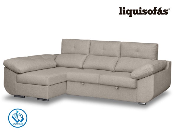 CHAISELONGUE DESLIZANTE FRONTAL Y RECLINABLE MOD. MAY