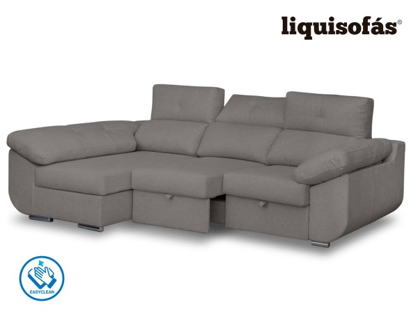 CHAISELONGUE DESLIZANTE FRONTAL Y RECLINABLE MOD. MAY