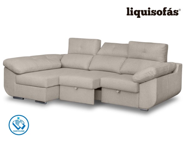 CHAISELONGUE DESLIZANTE FRONTAL Y RECLINABLE MOD. MAY
