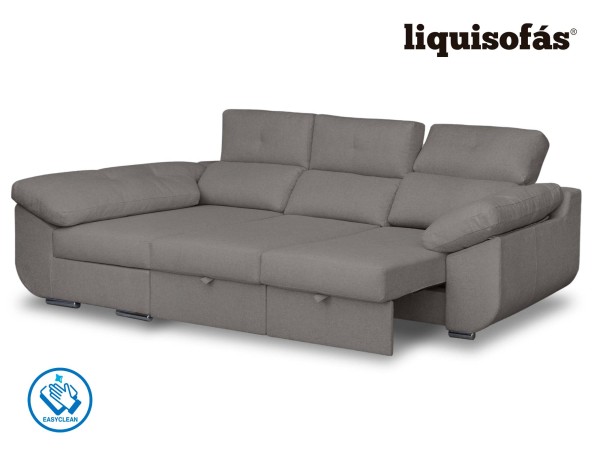 CHAISELONGUE DESLIZANTE FRONTAL Y RECLINABLE MOD. MAY