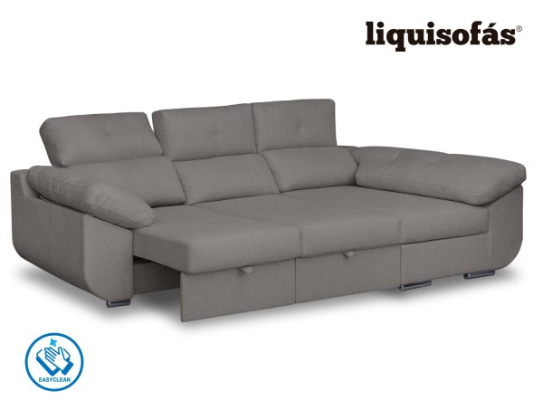 CHAISELONGUE DESLIZANTE FRONTAL Y RECLINABLE MOD. MAY