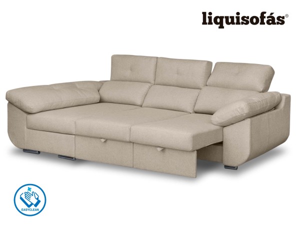 CHAISELONGUE DESLIZANTE FRONTAL Y RECLINABLE MOD. MAY