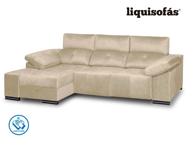 CHAISELONGUE DESLIZANTE FRONTAL Y RECLINABLE MOD. PERLA