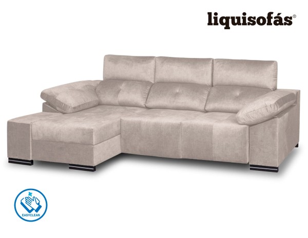 CHAISELONGUE DESLIZANTE FRONTAL Y RECLINABLE MOD. PERLA