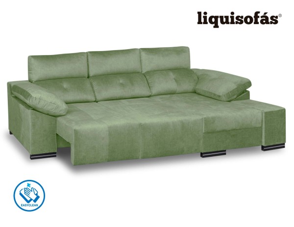 CHAISELONGUE DESLIZANTE FRONTAL Y RECLINABLE MOD. PERLA