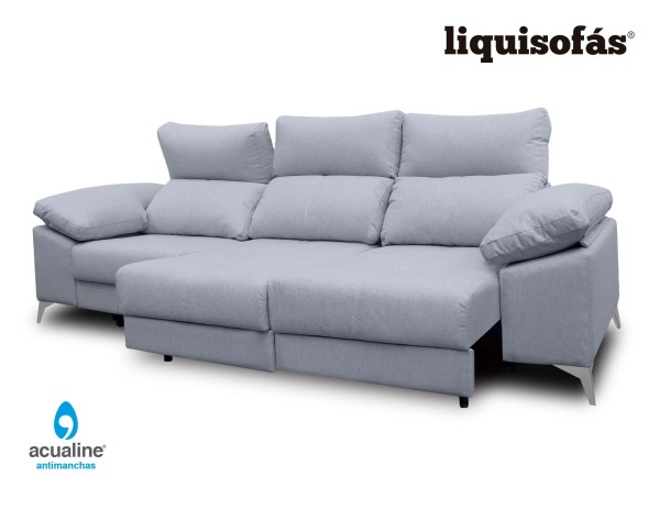 SOFÁ 3 PLAZAS RECLINABLE Y DESLIZANTE AL SUELO MOD. MAR