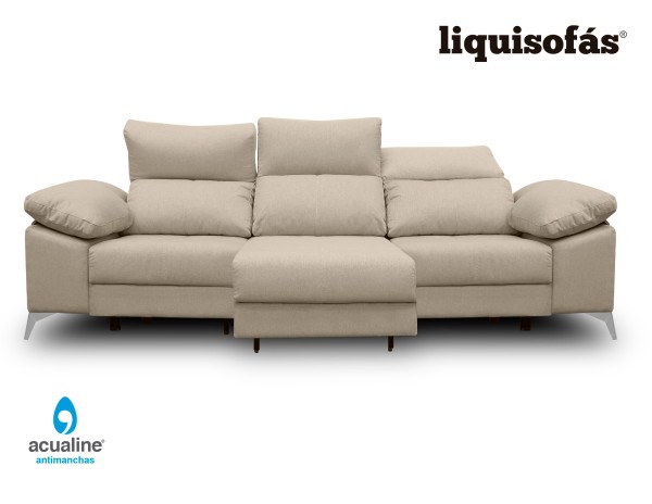 SOFÁ 3 PLAZAS RECLINABLE Y DESLIZANTE AL SUELO MOD. MAR