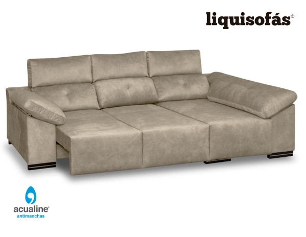 CHAISELONGUE DESLIZANTE FRONTAL Y RECLINABLE MOD. JULY