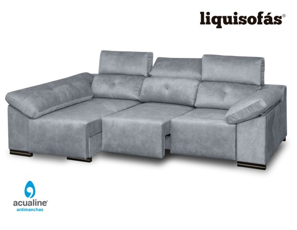 CHAISELONGUE DESLIZANTE FRONTAL Y RECLINABLE MOD. JULY