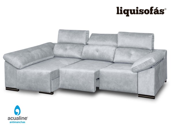 CHAISELONGUE DESLIZANTE FRONTAL Y RECLINABLE MOD. JULY