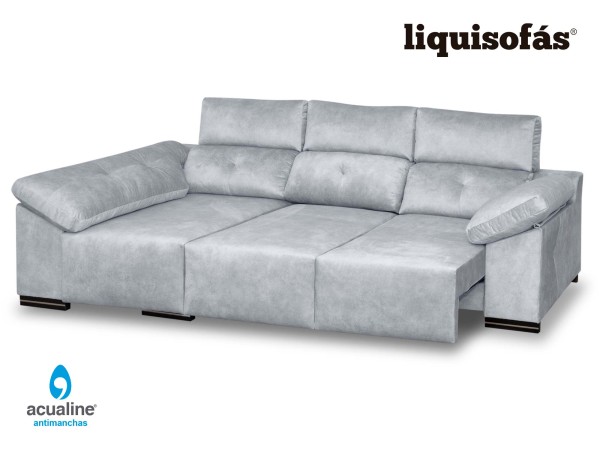 CHAISELONGUE DESLIZANTE FRONTAL Y RECLINABLE MOD. JULY