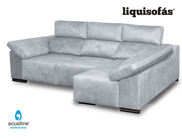 CHAISELONGUE DESLIZANTE FRONTAL Y RECLINABLE MOD. JULY